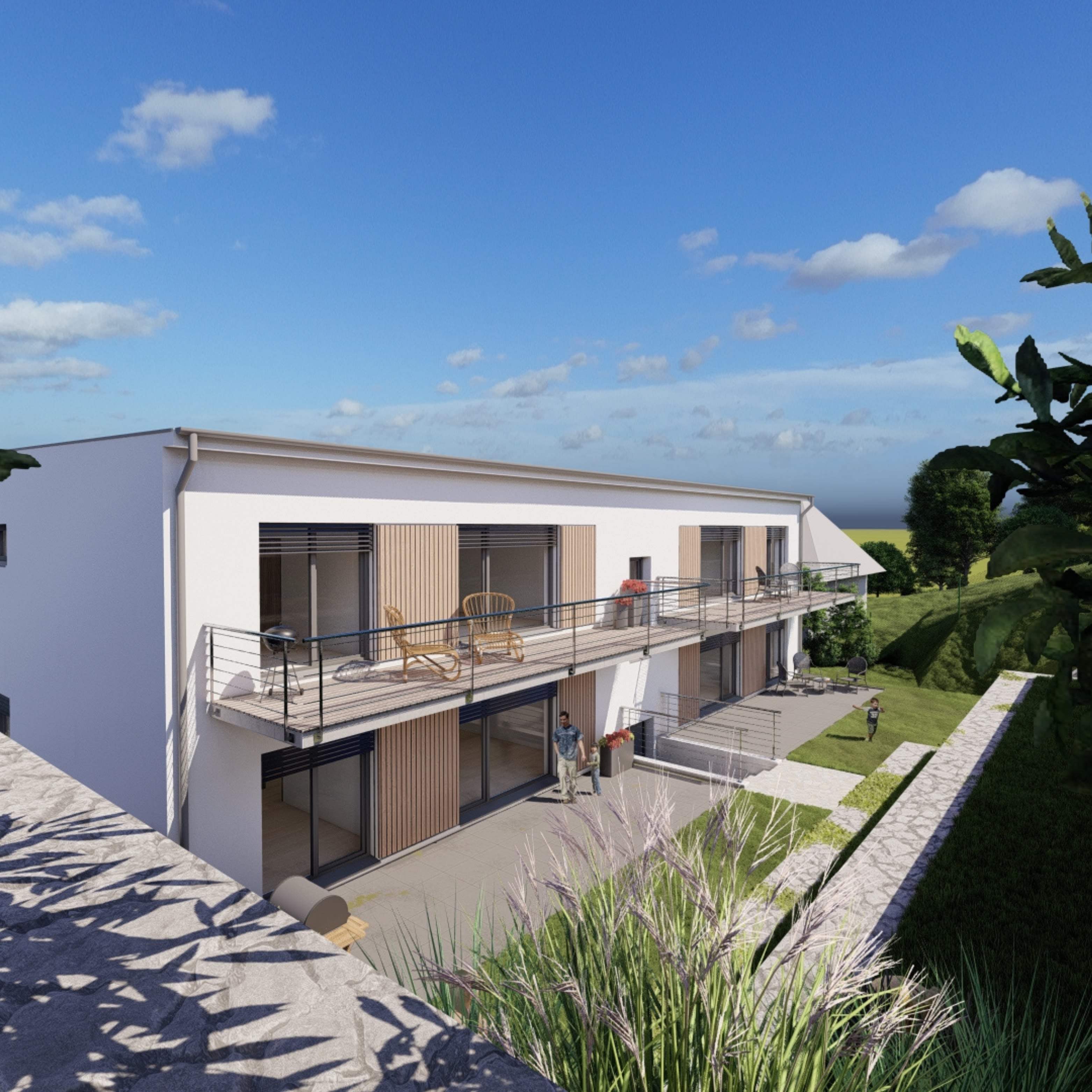 Pasivní bytový dům Rašovice