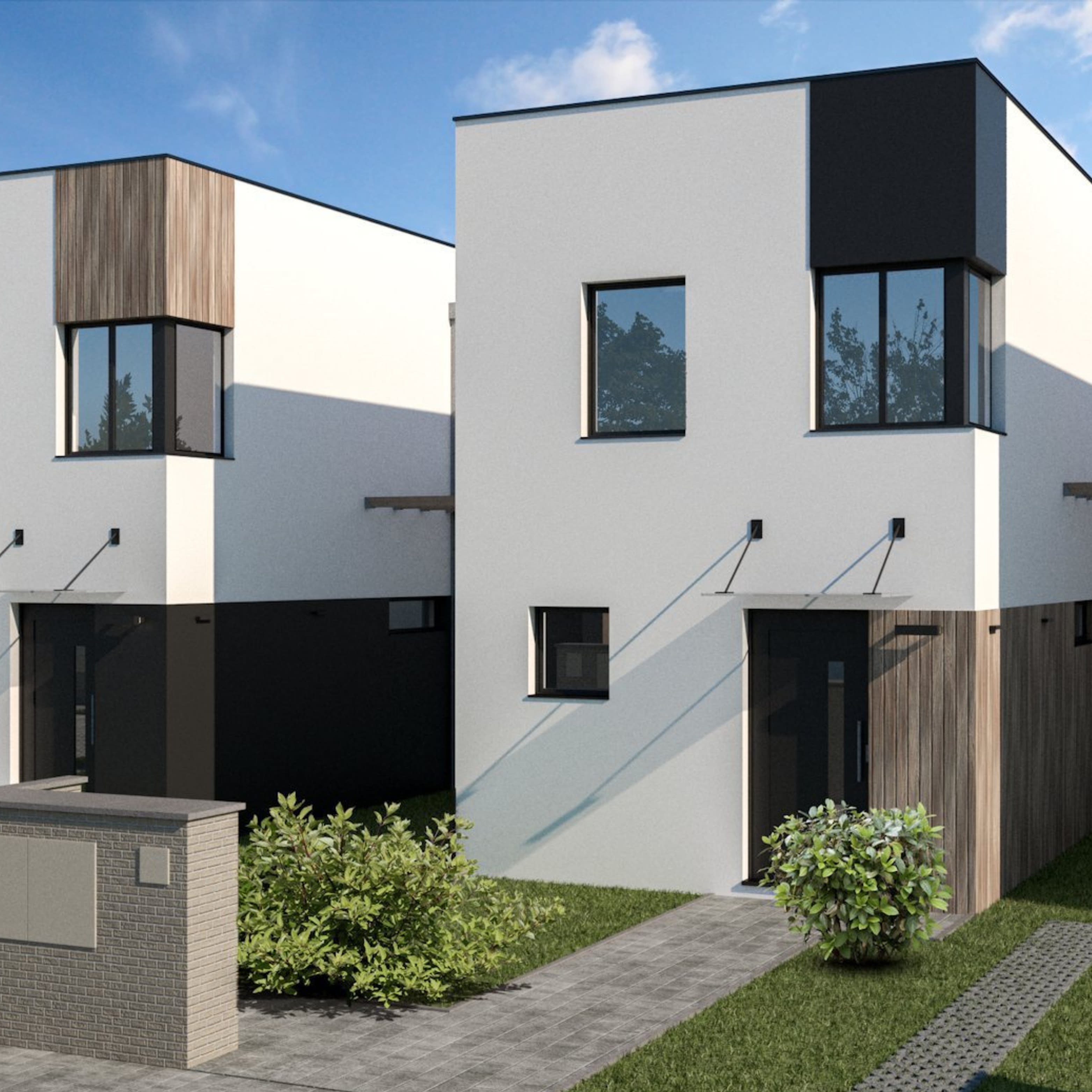 Řadové domy v Jahodnici