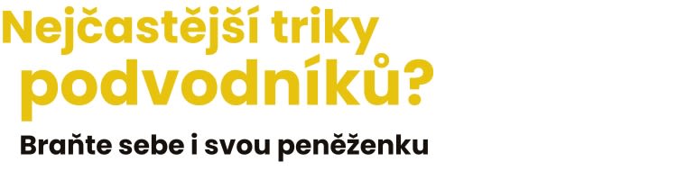 Nejčastější triky podvodníků