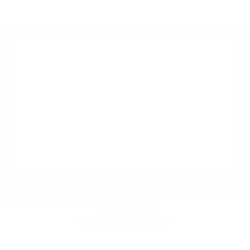 Simple black and white icon of a computer monitor with a rectangular screen and stand.